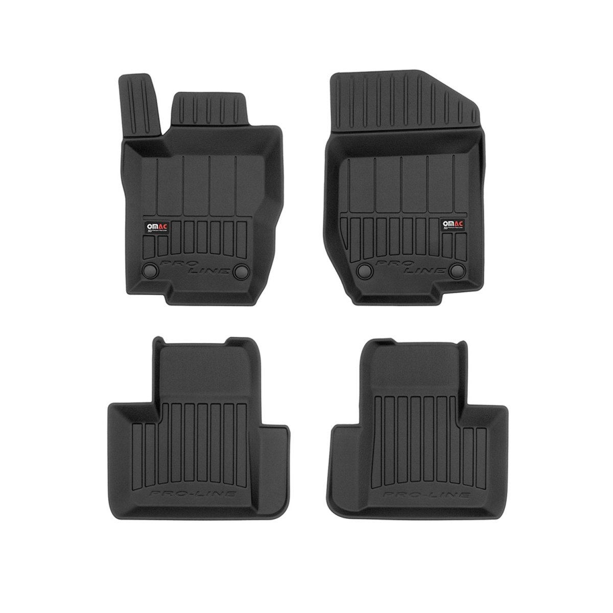Mercedes GL Class Floor Mat - Omac - Proline Premium TPE - Black - '07-'12 Mercedes GL Class Floor Mat - Omac - Proline Premium TPE - Black - '07-'12